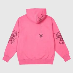 Palace Sp5der Zip Hoodie Shock Pink Palace Logo