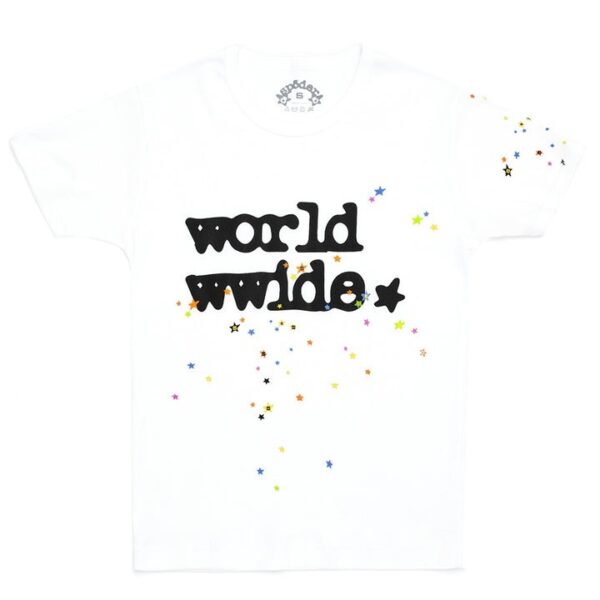 Sp5der Worldwide Baby Tee – White